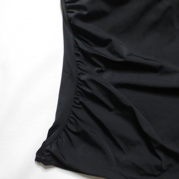 4/$14 NWT SWIMSUITS FOR ALL womens BATHING SUIT TOP halter BLACK SIZE 14 - Picture 3 of 10